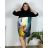 Women's elegant party long sleeve dress (S/M ONE SIZE) ITALIAN FASHION IM322282