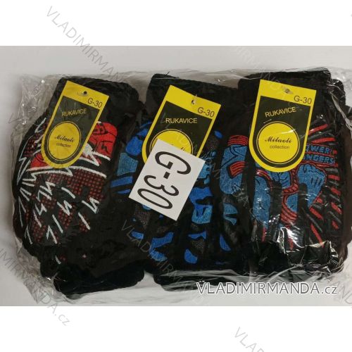 Warm finger gloves for boys MILAOLI MIL24G-30