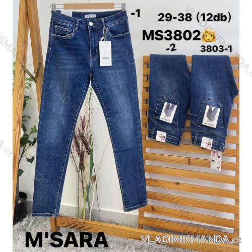 Rifle jeans dlouhé dámské (29-38) M.SARA MSR24MS3802