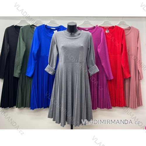 Women's elegant party long sleeve dress (S/M ONE SIZE) ITALIAN FASHION IM322282