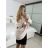 Women's elegant party long sleeve dress (S/M ONE SIZE) ITALIAN FASHION IM322282