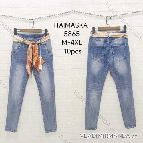 Rifle jeans dlouhé dámské (M-4XL) ITAIMASKA ITA245865