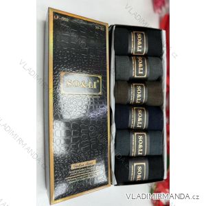 Warm socks in a gift box for men (39-42) SOLI24LF-002