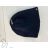 Women's warm winter fleece hat (ONE SIZE) WROBI POLAND PV919036 ONE SIZE dark blue