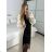 Women's Long Sleeve Knitted Cardigan (S/M ONE SIZE) ITALIAN FASHION IMPLI249061 -   black -   S / M