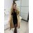 Women's Long Sleeve Knitted Cardigan (S/M ONE SIZE) ITALIAN FASHION IMPLI249061 -   black -   S / M