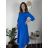 Women's elegant party long sleeve dress (S/M ONE SIZE) ITALIAN FASHION IM322282 black S/M/L