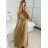 Women's elegant party long sleeve dress (S/M ONE SIZE) ITALIAN FASHION IM322282