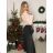 Women's Long Sleeve Fur Bolero (S/M ONE SIZE) ITALIAN FASHION IMHMS23083 -   red -   S/M/L