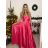 Women's Elegant Party Long Dress with Straps (S/M ONE SIZE) ITALIAN FASHION IMPSH2280608/DU -   béžová smetanová -   S/M/L