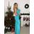 Elegant formal dress with straps for women (S / M ONE SIZE) ITALIAN FASHION IM321576 -   růžová fuchsiová -   S/M/L