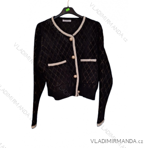 Women's long sleeve button-up sweater (S/M/L ONE SIZE) ITALIAN FASHION IMSM24WJD-5/DU