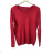 Women's Long Sleeve Knitted Sweater (S/M ONE SIZE) ITALIAN FASHION IMM22FD9073 40/42 black