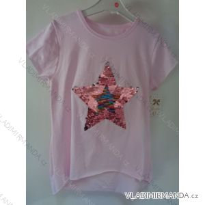 T-shirt short sleeve changing picture of girl's children (4-14 years) ITALIAN MLADA Fashion 0329IMM
