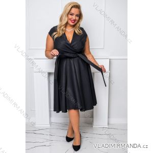 Women's Plus Size (42-46) Long Elegant Party Sleeveless Dress POLISH FASHION PMLBC23265-10