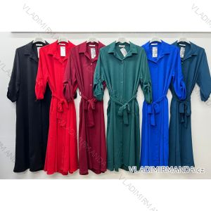 Women's elegant party long sleeve dress (S/M ONE SIZE) ITALIAN FASHION IM322282