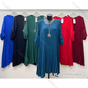 Women's elegant party long sleeve dress (S/M ONE SIZE) ITALIAN FASHION IM322282