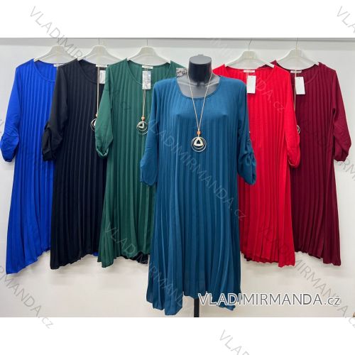 Women's elegant party long sleeve dress (S/M ONE SIZE) ITALIAN FASHION IM322282