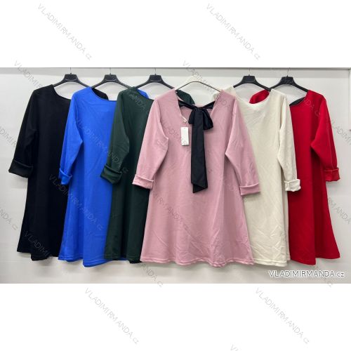 Women's elegant party long sleeve dress (S/M ONE SIZE) ITALIAN FASHION IM322282