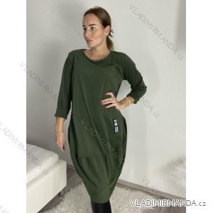 Women's elegant party long sleeve dress (S/M ONE SIZE) ITALIAN FASHION IM322282