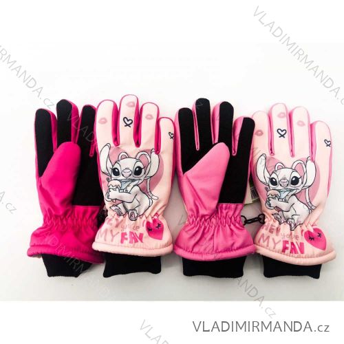 Rukavice lyžařské prstové lilo dětské dívčí (3-8let) SETINO LILO-A-GLOVES-253