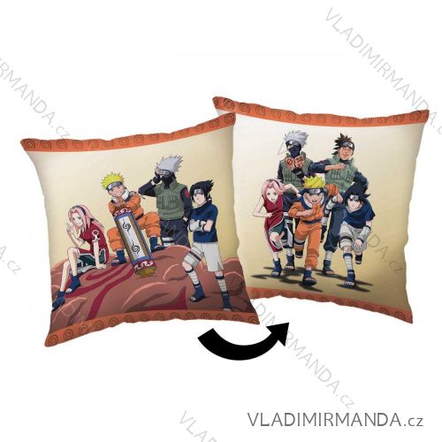 Polštář naruto dětský chlapecký (40x40cm) SETINO 610-CS059