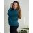 Women's Sweater Long Long Sleeve Knitted Dress (L / XL ONE SIZE) ITALIAN FASHION IM721314