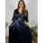 Women's Long Casual Short Sleeve Dress (S/M ONE SIZE) ITALIAN FASHION IMPSH236540