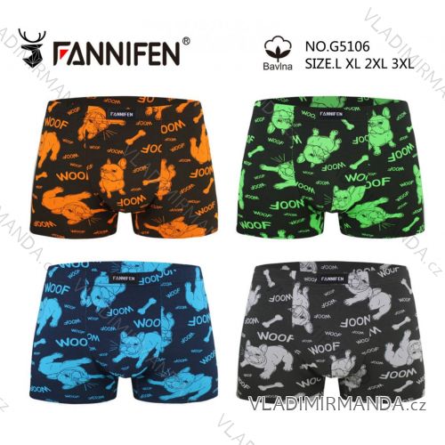 Boxerky bavlněné pánské (L-3XL) PESAIL PES25G5106