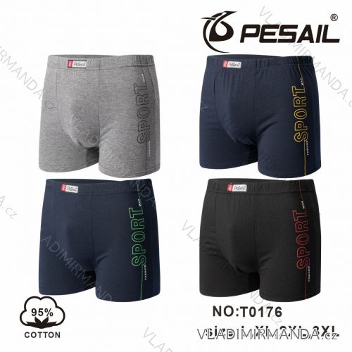 Boxerky bavlněné pánské (L-3XL) PESAIL PES25T0176