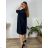 Women's elegant party long sleeve dress (S/M ONE SIZE) ITALIAN FASHION IM322282