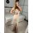Šaty dlouhé elegantní carmen bez rukávu dámské (S/M ONE SIZE) ITALSKÁ MÓDA IMPBB232L8831/DUR -   tyrkysová -   S/M/L