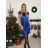 Šaty letní na ramínka dámské (S/M ONE SIZE) ITALSKÁ MÓDA IMPBB22B21841 -   black -   S / M