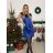 Šaty letní na ramínka dámské (S/M ONE SIZE) ITALSKÁ MÓDA IMPBB22B21841 -   black -   S / M