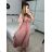 Women's elegant party long sleeve dress (S/M ONE SIZE) ITALIAN FASHION IM322282