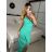 Šaty elegantní společenské dlouhé na ramínka dámské (XS/S/M/L ONE SIZE) ITALSKÁ MÓDA IM322130/DR12 hořčicová