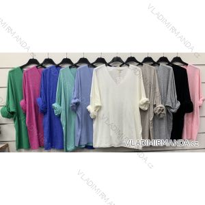 Women's long sleeve T-shirt (S/M/L ONE SIZE) ITALIAN FASHION IMWCP25040
