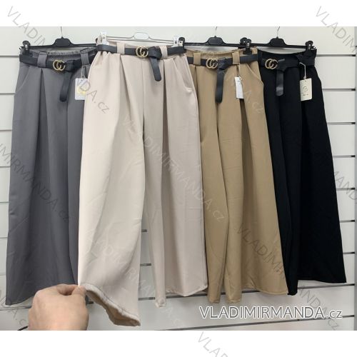 Elegant oversize pants with belt for women (S/M/L ONE SIZE) ITALIAN FASHION IMWCP25042
