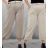 Elegant trousers with belt 3/4 short women's (S/M/L ONE SIZE) ITALIAN FASHION IMWCP25044