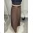 Women's T-Shirt Short Sleeve (S / M / L ONE SIZE) ITALIAN FASHION IMWC222158 S/M/L Brown