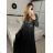 Women's Long Elegant Long Sleeve Dress (S/M ONE SIZE) ITALIAN FASHION IMPGM2316482 -   silver
 -   S / M