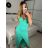 Šaty elegantní společenské dlouhé na ramínka dámské (XS/S/M/L ONE SIZE) ITALSKÁ MÓDA IM322130/DR12 hořčicová