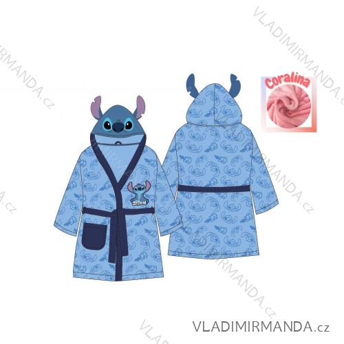 Hooded bathrobe lilo for children's boys (4-8 years) SETINO LILI24-3553