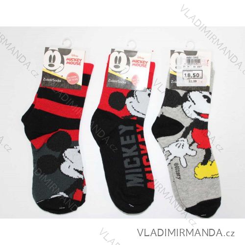 Ponožky mickey mouse dětské dorost chlapecké (23-34) SETINO MIC-A-SOCKS-102
