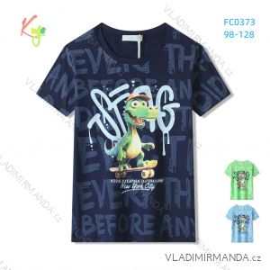 Short sleeve T-shirt for children's boys (98-128) KUGO FC0373