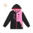 Warm sweatshirt with zipper and hood, long sleeves, for girls (134-164) KUGO MM9816