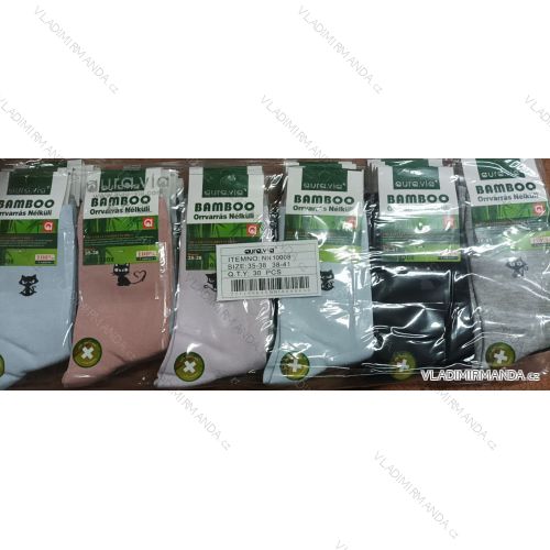 Women's thin cotton socks (35-38,38-41) AURA.VIA AURA24NN10008