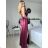 Women's Long Strapless Sequin Party Dress (S/M ONE SIZE) ITALIAN FASHION IMPSH233348 S / M emerald green