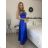 Šaty letní na ramínka dámské (S/M ONE SIZE) ITALSKÁ MÓDA IMPBB22B21841 white S / M