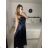 Šaty letní na ramínka dámské (S/M ONE SIZE) ITALSKÁ MÓDA IMPBB22B21841 white S / M